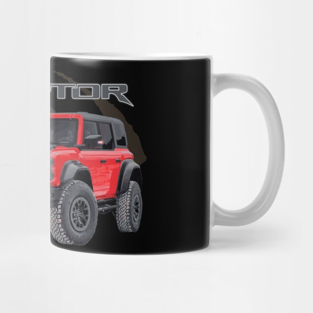 raptor braptor MURICA SUV sport truck race red 4X4 by cowtown_cowboy